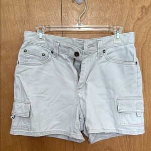 Light Gray Cargo Shorts